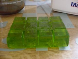 Jelly cubes before I've
eaten some