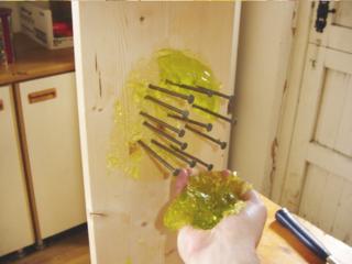 Jelly half fallen off again
